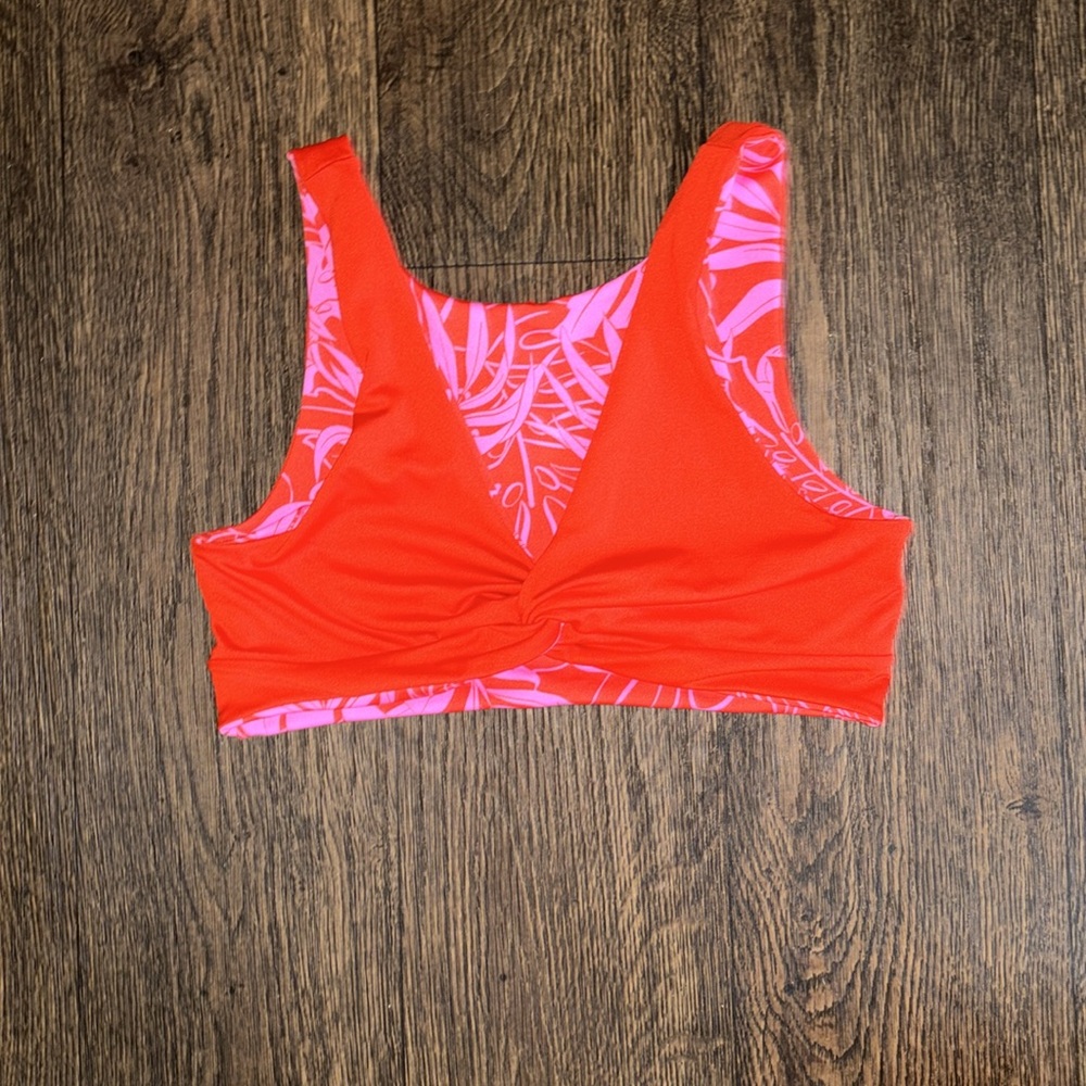 PINK ACTIVE SWIM TOP - Picture 3 of 7